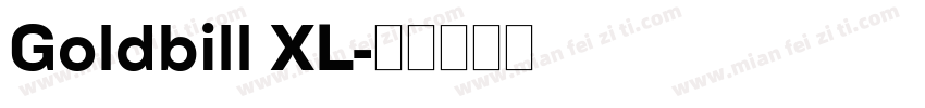 Goldbill XL字体转换